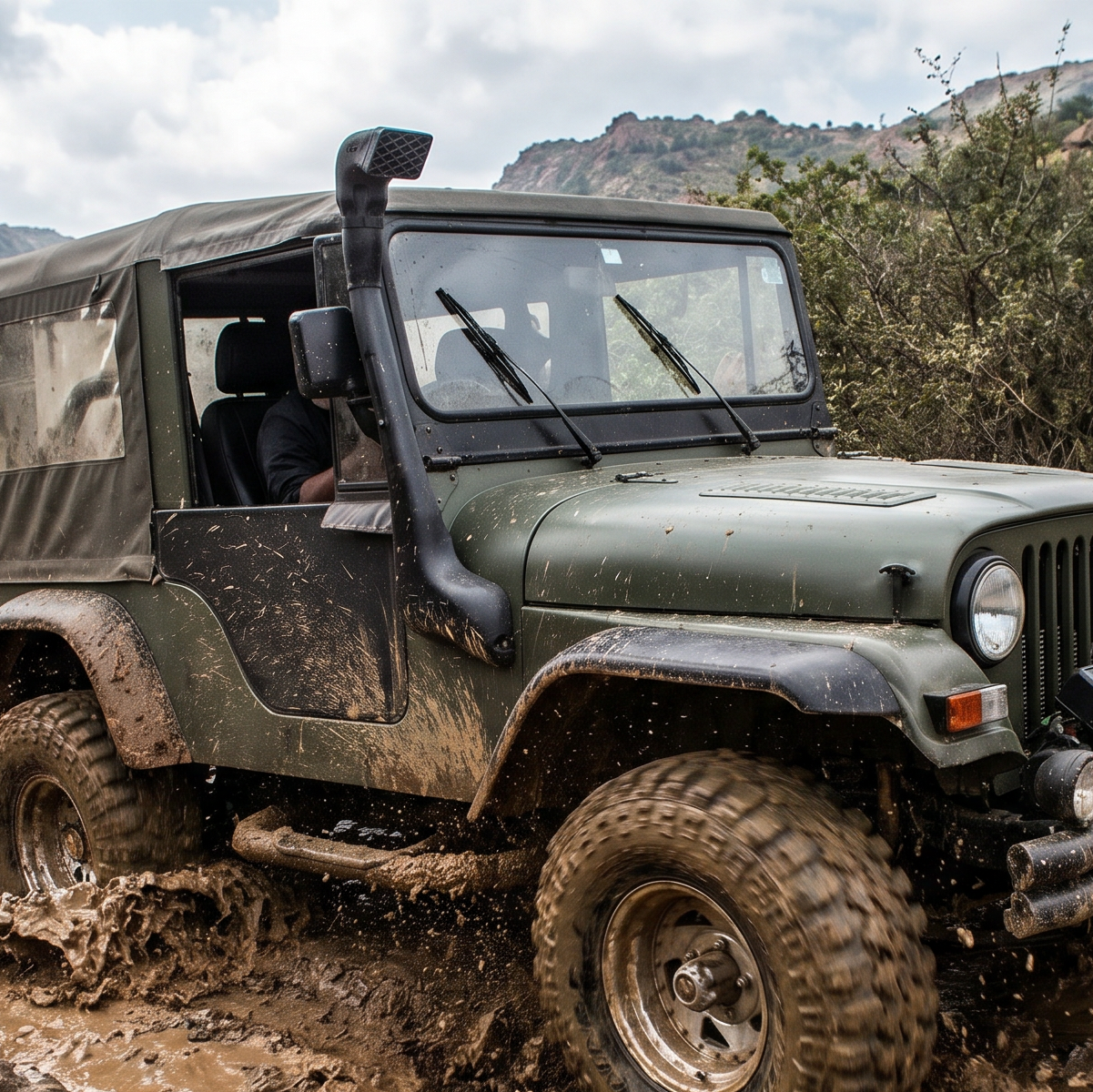 Snorkel Ford Jeep Willys CJ5